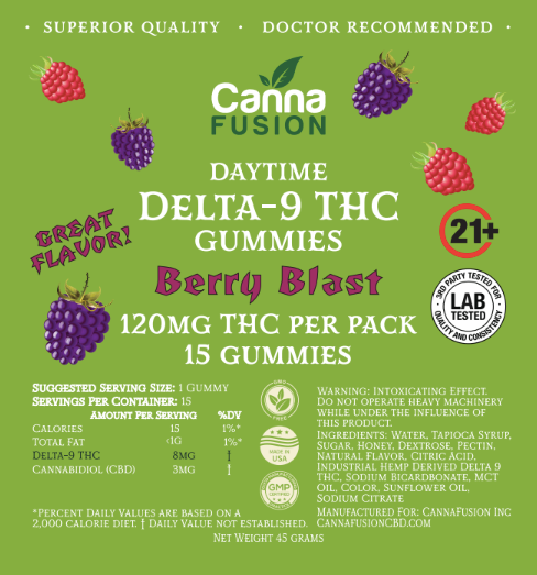 Delta 9 THC Daytime Gummies